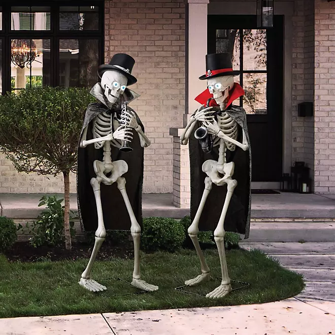 🎃Musical Halloween Skeletons, Set of 2