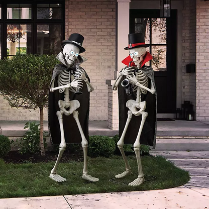 🎃Musical Halloween Skeletons, Set of 2