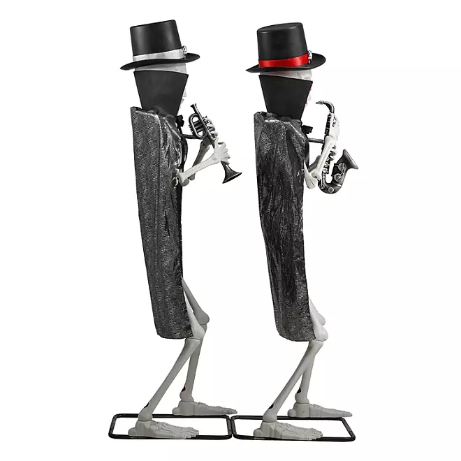 🎃Musical Halloween Skeletons, Set of 2