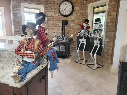 🎃Musical Halloween Skeletons, Set of 2