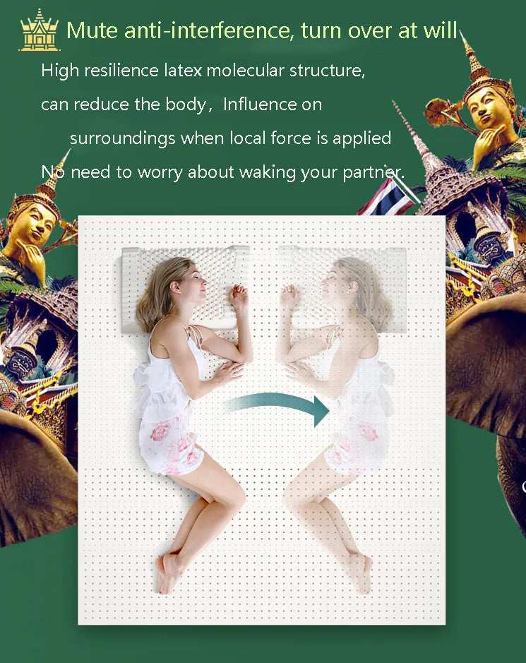 🔥Thickened Natural Latex Mattress✨