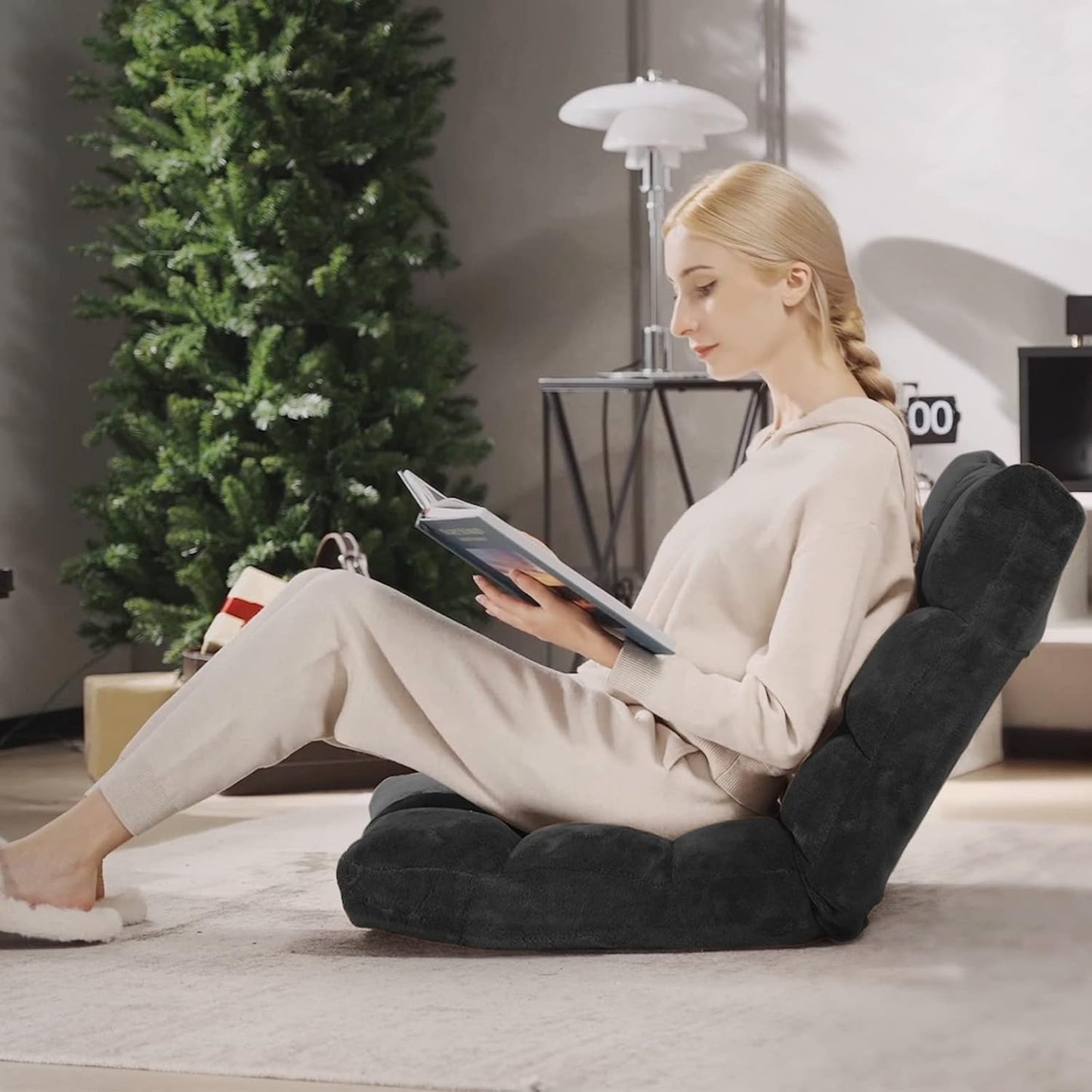 💙Floor Chair with Back Suppor, 💯Floor Gaming Chair,Meditation Chair, Gaming Floor Chairs for Adults