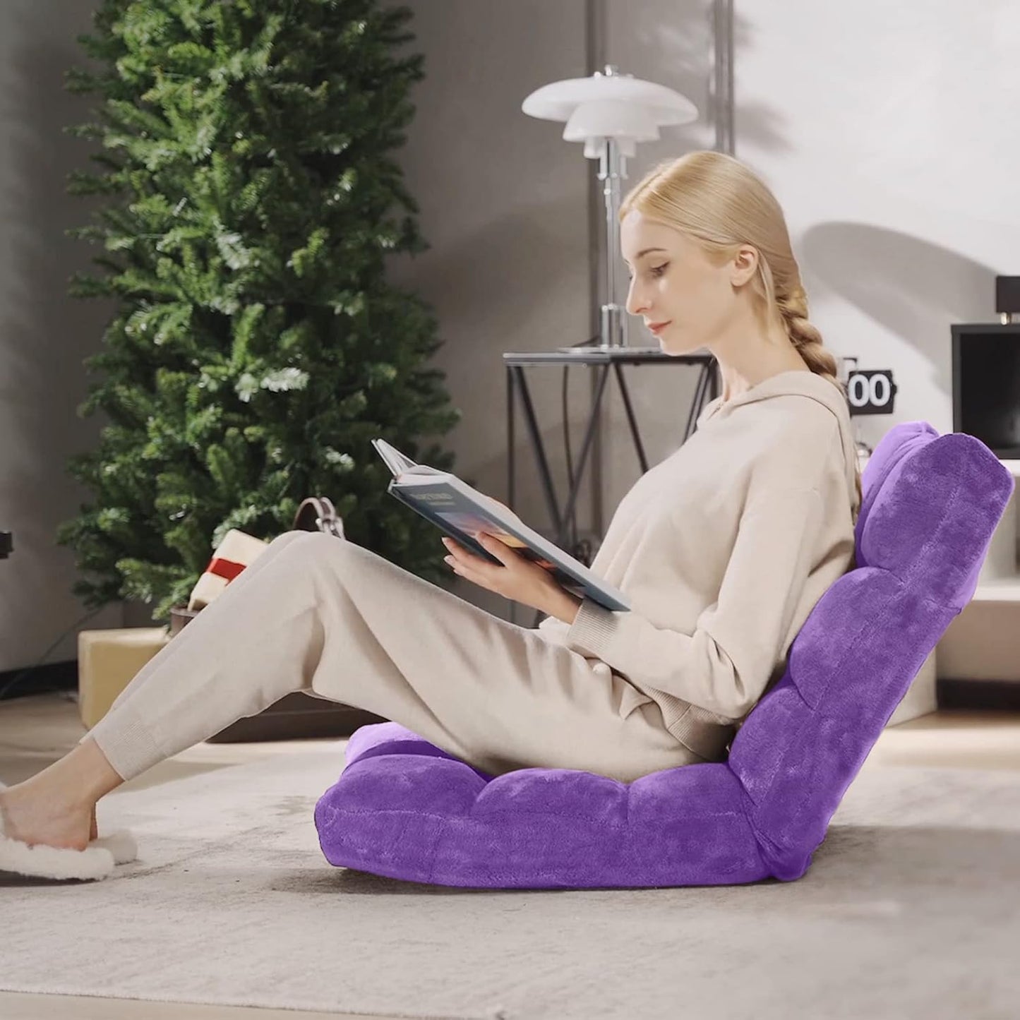 💙Floor Chair with Back Suppor, 💯Floor Gaming Chair,Meditation Chair, Gaming Floor Chairs for Adults