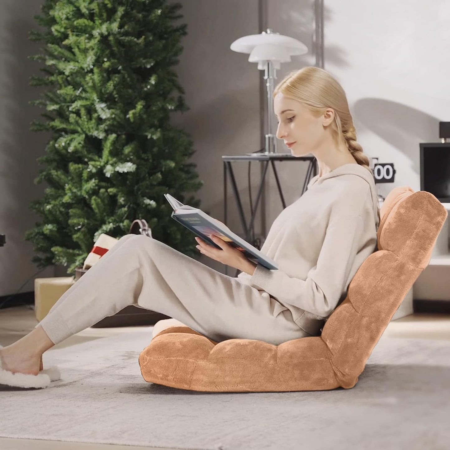 💙Floor Chair with Back Suppor, 💯Floor Gaming Chair,Meditation Chair, Gaming Floor Chairs for Adults