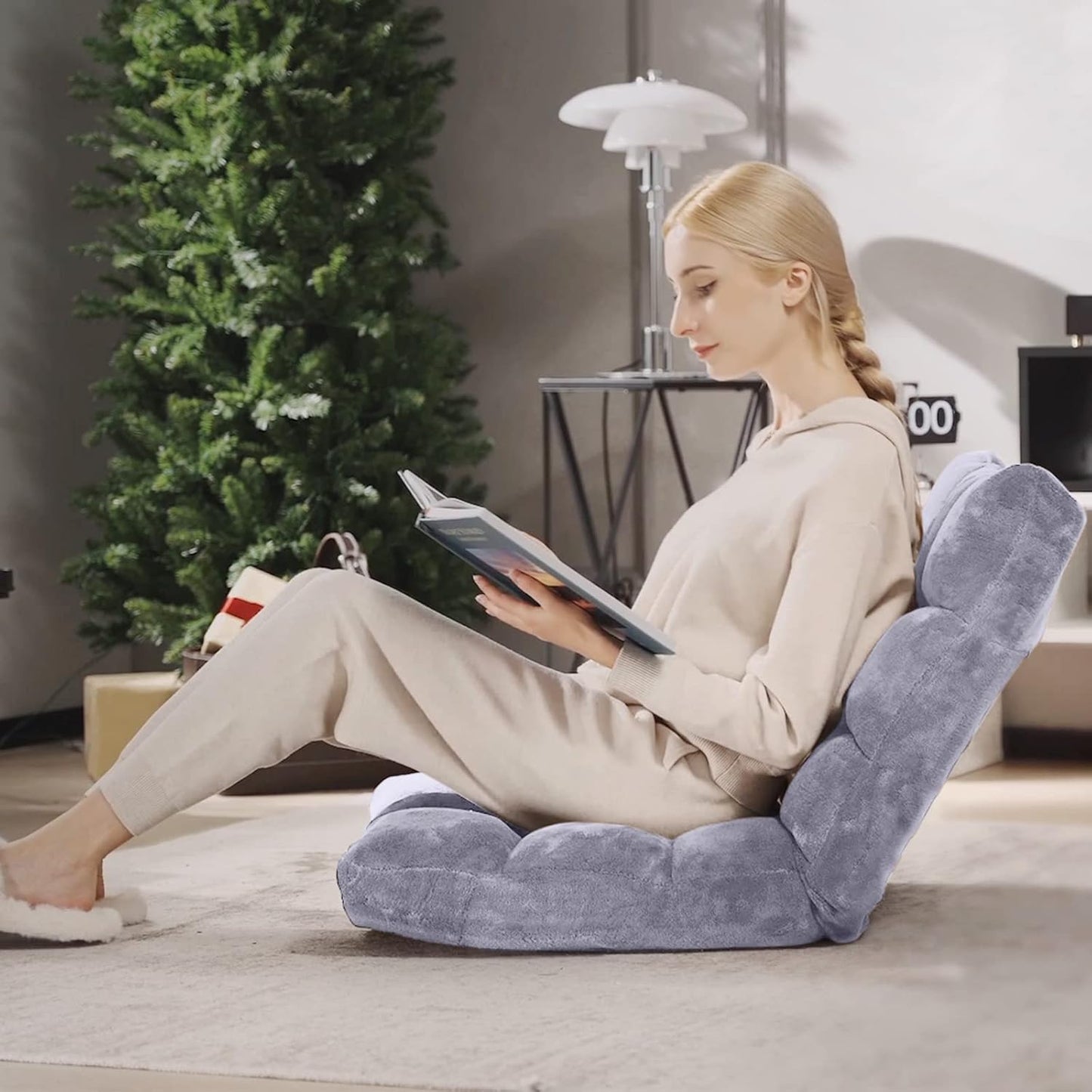 💙Floor Chair with Back Suppor, 💯Floor Gaming Chair,Meditation Chair, Gaming Floor Chairs for Adults
