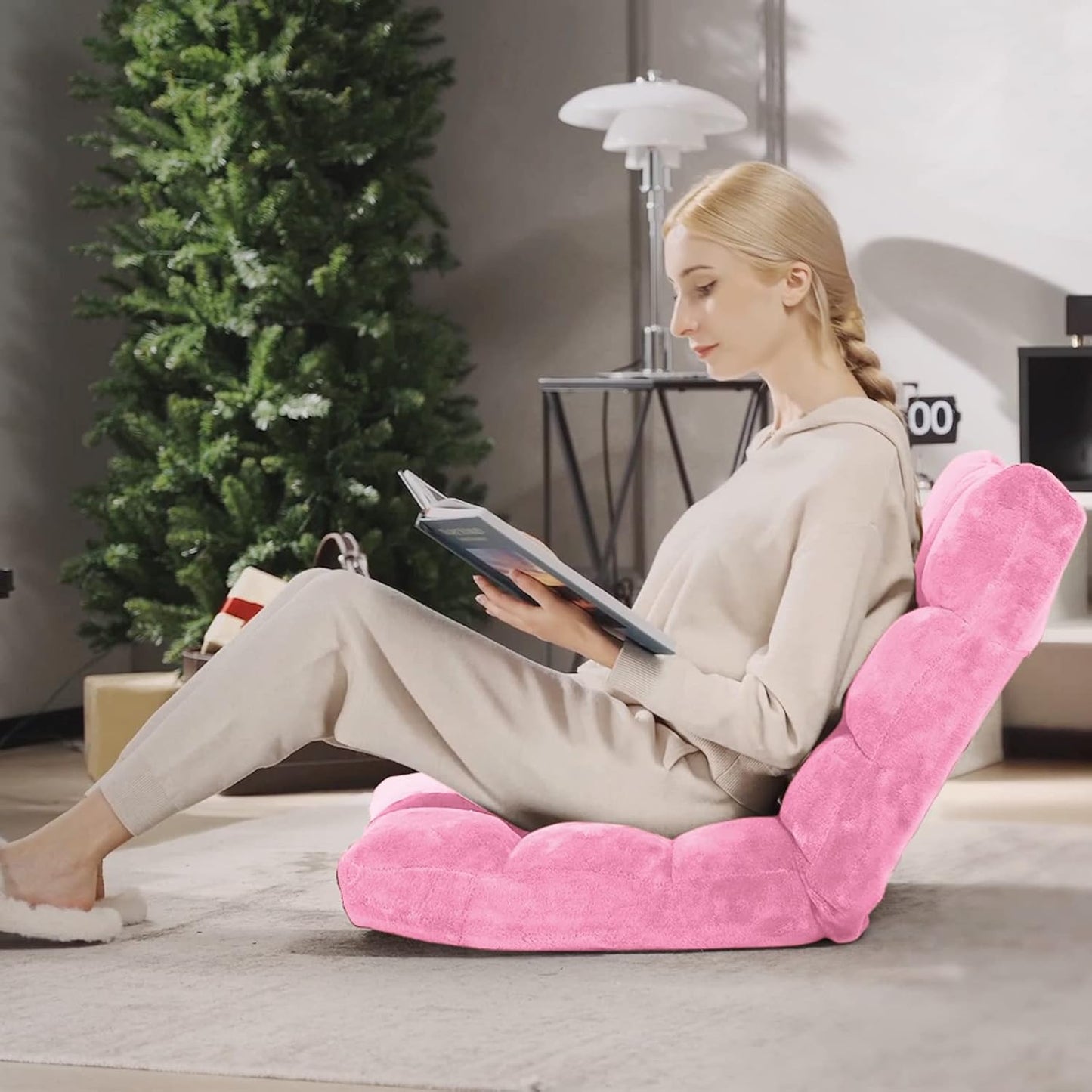 💙Floor Chair with Back Suppor, 💯Floor Gaming Chair,Meditation Chair, Gaming Floor Chairs for Adults