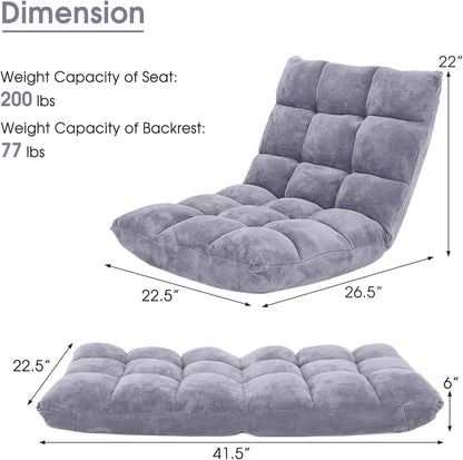 💙Floor Chair with Back Suppor, 💯Floor Gaming Chair,Meditation Chair, Gaming Floor Chairs for Adults
