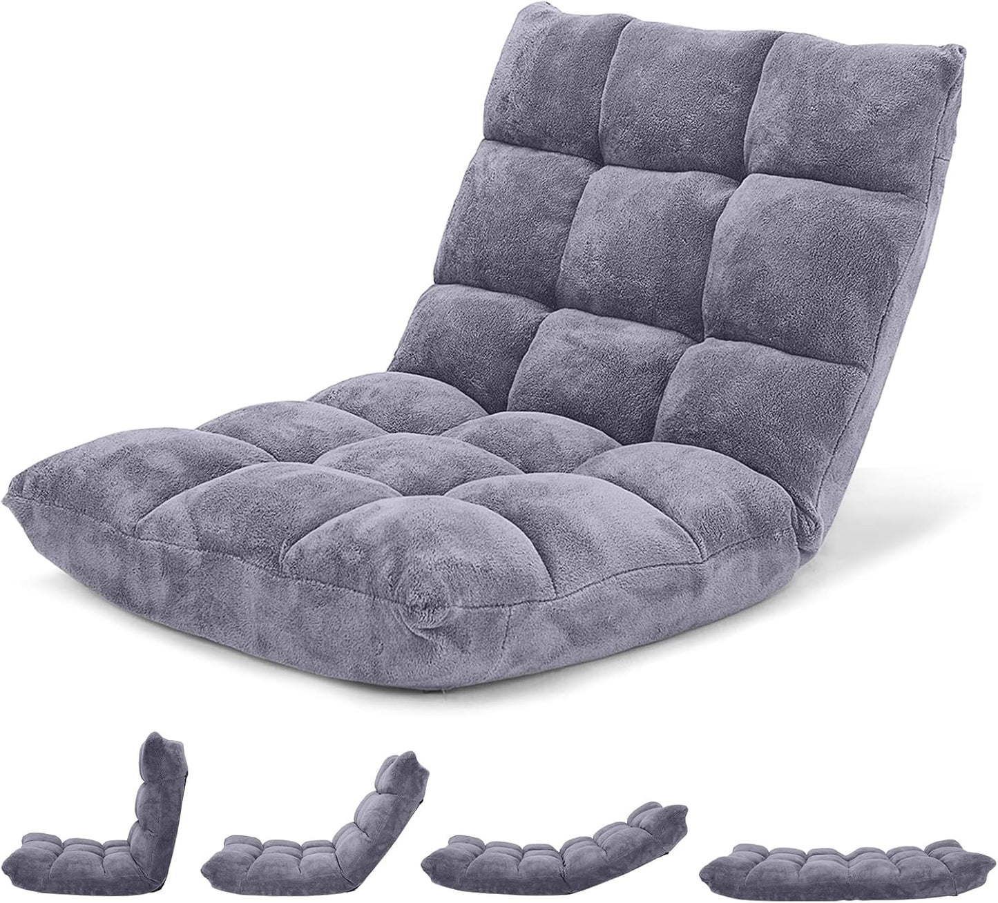 💙Floor Chair with Back Suppor, 💯Floor Gaming Chair,Meditation Chair, Gaming Floor Chairs for Adults