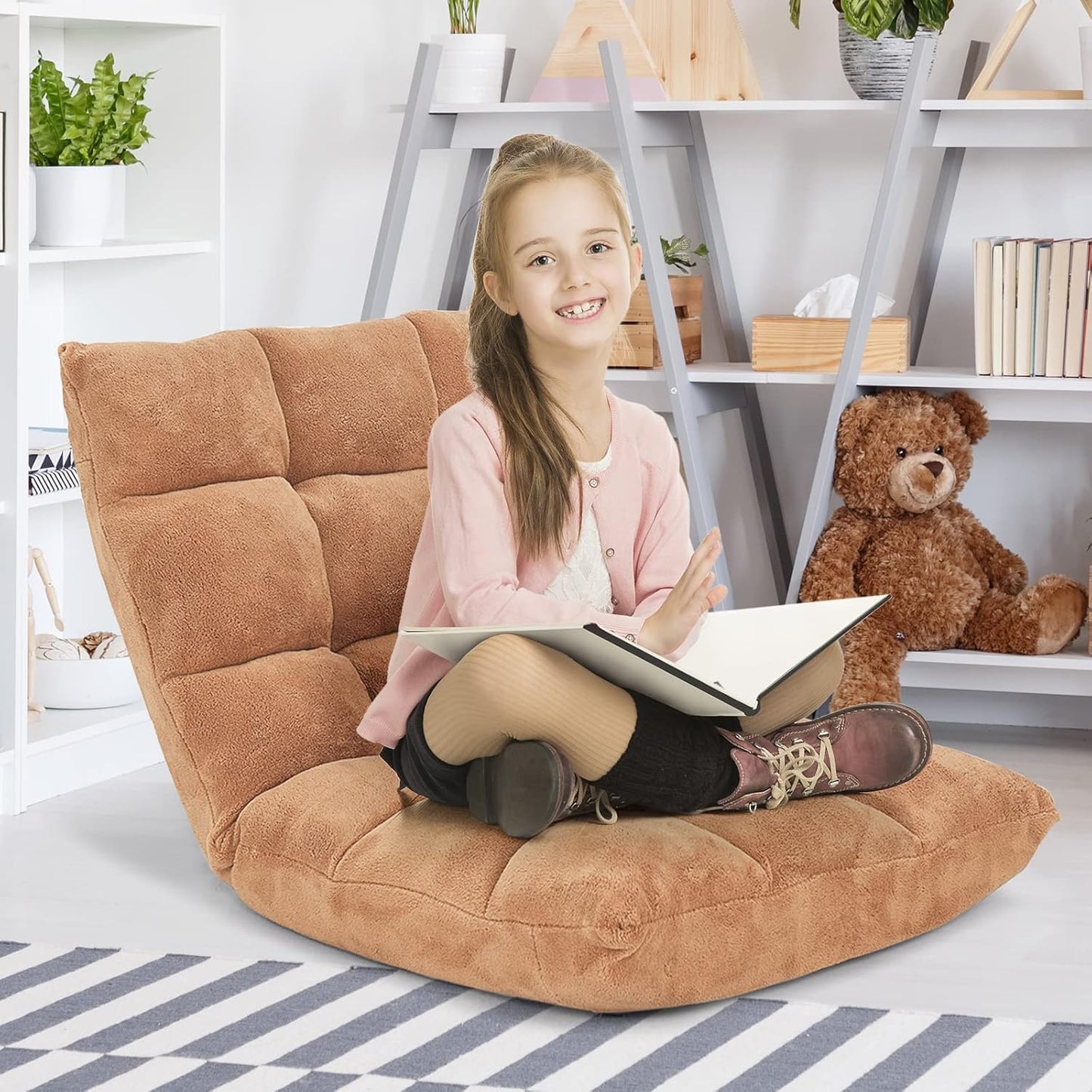 💙Floor Chair with Back Suppor, 💯Floor Gaming Chair,Meditation Chair, Gaming Floor Chairs for Adults